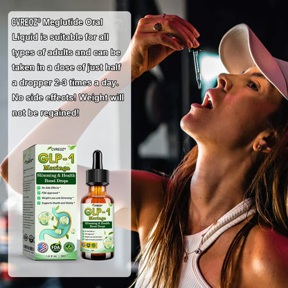 💫Cvreoz® Meglutide Diet & Health Boost Drops( 💫Food-grade fat burner – Developed by The Obesity Society) 💫
