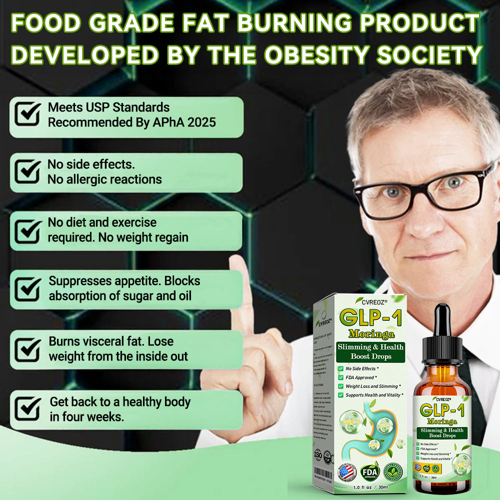 💫Cvreoz® Meglutide Diet & Health Boost Drops( 💫Food-grade fat burner – Developed by The Obesity Society) 💫
